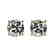 1 CTW Certified VS/SI Quality Cushion Cut Diamond Stud