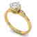 1.05 CTW Certified VS/SI Diamond Solitaire Art Deco - 2