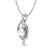 0.31 CTW VS/SI Diamond With White Pearl Necklace 14K - 2