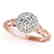 0.62 CTW Certified VS/SI Diamond Solitaire Antique Ring