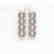 5.33 CTW Emerald Cut Diamond Designer Earrings 18K Rose