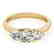 1 CTW Certified VS/SI Diamond 3 Stone Solitaire Ring