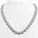 27.93 CTW Opal & Diamond Halo Necklace 10K White Gold
