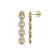 5.33 CTW Oval Diamond Designer Earrings 18K Yellow Gold - 2