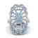 2.25 CTW Micro Pave Blue & White VS/SI Diamond Designer - 2