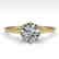 1.01 CTW Certified VS/SI Diamond Ring 14K Yellow Gold