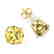 12 CTW Cushion Cut Citrine Designer Solitaire Stud - 2