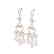 3.25 CTW VS/SI Diamond Micro Pave Designer Earrings 14K
