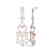 3.25 CTW VS/SI Diamond Micro Pave Designer Earrings 14K - 2