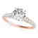 0.65 CTW Certified VS/SI Diamond Solitaire Ring 14K - 2