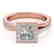 1.25 CTW Certified VS/SI Princess Diamond Solitaire