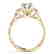 1.25 CTW Certified VS/SI Diamond 3 Stone Ring 14K - 2