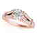 0.75 CTW Certified VS/SI Diamond Solitaire Antique Ring