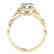 1 CTW Certified VS/SI Diamond Solitaire Halo Ring 14K - 2