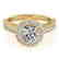 0.81 CTW Certified VS/SI Diamond Solitaire Halo Ring