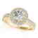 0.81 CTW Certified VS/SI Diamond Solitaire Halo Ring - 2