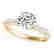1 CTW Certified VS/SI Diamond Solitaire Ring 14K Yellow