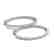2.25 CTW Diamond VS/SI Certified 37 Mm Hoop Earrings