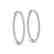 2.25 CTW Diamond VS/SI Certified 37 Mm Hoop Earrings - 2