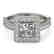 1.6 CTW Certified VS/SI Princess Diamond Solitaire Halo
