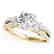 1.75 CTW Certified VS/SI Diamond 3 Stone Ring 14K
