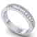 1 CTW Baguette VS/SI Diamond Art Deco Eternity Band 18K - 2
