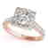 2 CTW Certified VS/SI Diamond Solitaire Halo Ring 14K