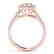 2 CTW Certified VS/SI Diamond Solitaire Halo Ring 14K - 2