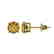 1.08 CTW Certified Intense Yellow SI Diamond Solitaire - 2