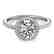 1.4 CTW Certified VS/SI Diamond Solitaire Halo Ring 14K
