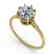 1.50 CTW Certified VS/SI Diamond Ring 14K Yellow Gold - 2