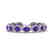 24 CTW Amethyst & Micro Pave VS/SI Diamond Bracelet 10K