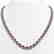 23.57 CTW Tourmaline & Diamond Halo Necklace 10K White