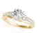 0.9 CTW Certified VS/SI Diamond Solitaire Ring 14K
