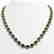 35.13 CTW London Topaz & Diamond Halo Necklace 10K