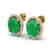 6 CTW Emerald & Micro Pave VS/SI Diamond Earrings Halo