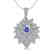 3 CTW Tanzanite & Micro Pave VS/SI Diamond Designer - 2