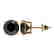 2.50 CTW Fancy Black VS Diamond Solitaire Stud Earrings - 2