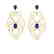 7 CTW Tanzanite & Micro Pave VS/SI Diamond Earrings
