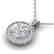 0.96 CTW Certified VS/SI Diamond Art Deco Micro Halo - 2