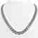 36.30 CTW Princess Diamond Designer Necklace 18K White