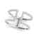 0.65 CTW Certified VS/SI Diamond Fashion Ring 14K White - 2