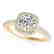1.25 CTW Certified VS/SI Diamond Solitaire Halo Ring