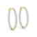 3.65 CTW Diamond VS/SI Certified 31 Mm Hoop Earrings - 2