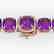 46 CTW Amethyst & Micro VS/SI Diamond Halo Designer
