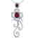 5.85 CTW Ruby & Micro Pave Designer VS/SI Diamond