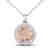 1.50 CTW Morganite & Halo VS/SI Diamond Micro Necklace - 2