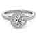 1.25 CTW Certified VS/SI Diamond Solitaire Halo Ring