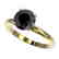 2 CTW Fancy Black VS Diamond Solitaire Engagement Ring