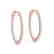 3.2 CTW Diamond VS/SI Certified 30 Mm Hoop Earrings 14K - 2